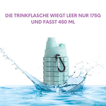 Onboard4Kids -  Faltbare Silicon Wasserflasche